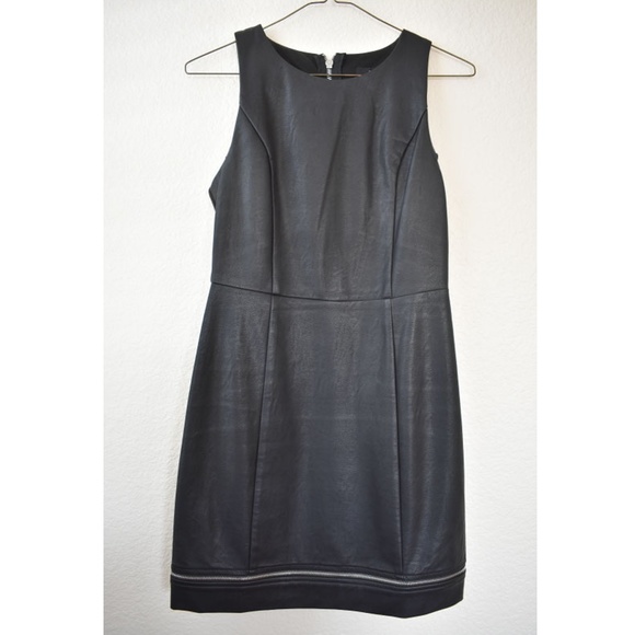 F21 Black Faux Leather Dress - Picture 2 of 5